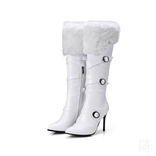 womens fur lined knee high boots
